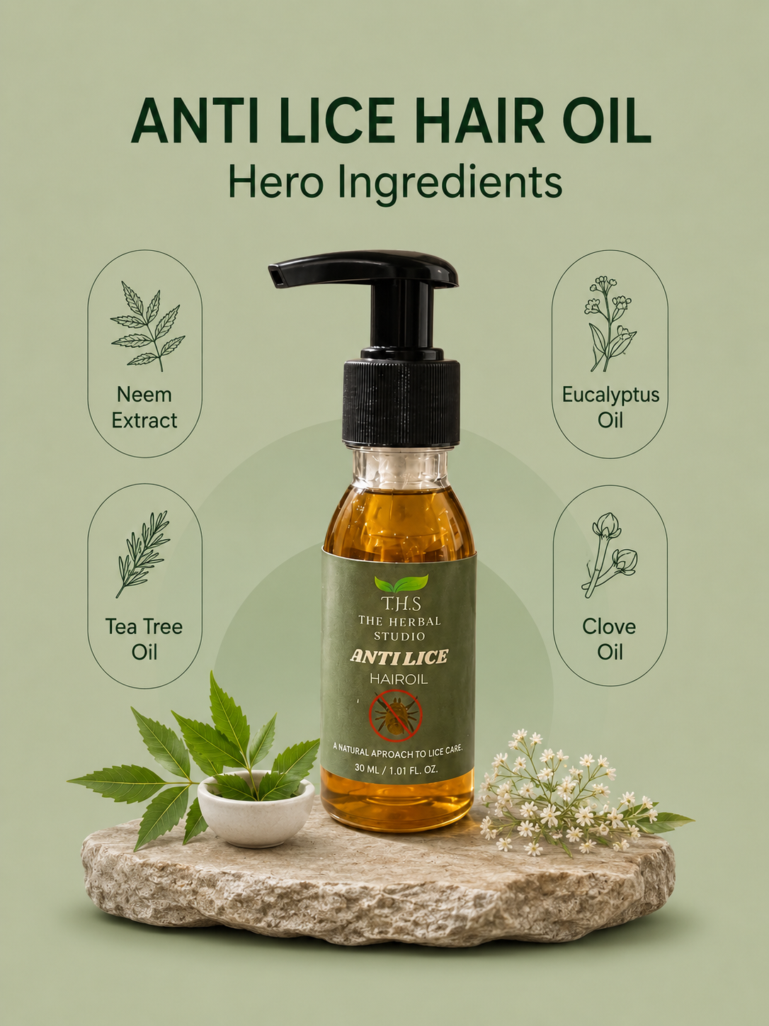 Anti Lice Hair Oil