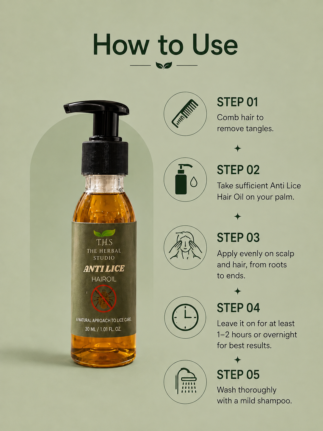 Anti Lice Hair Oil