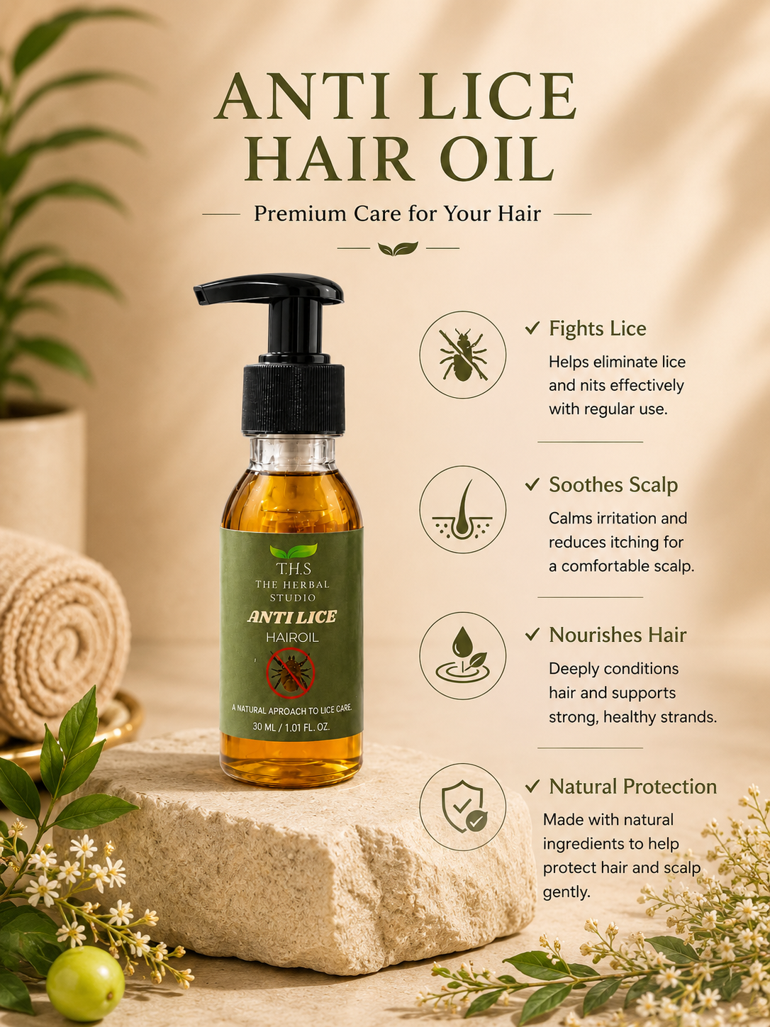 Anti Lice Hair Oil