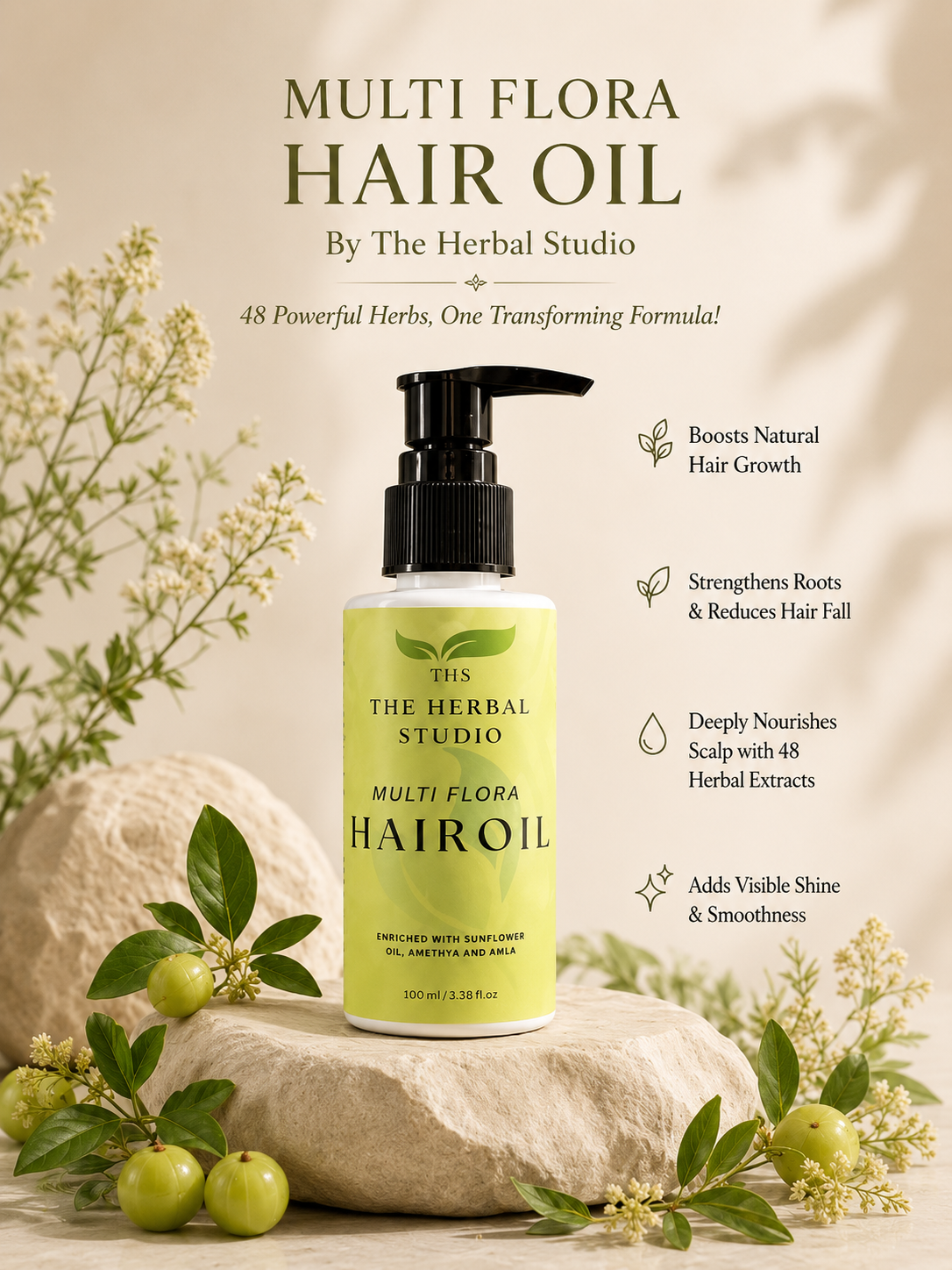 Multi Flora Hair Oil