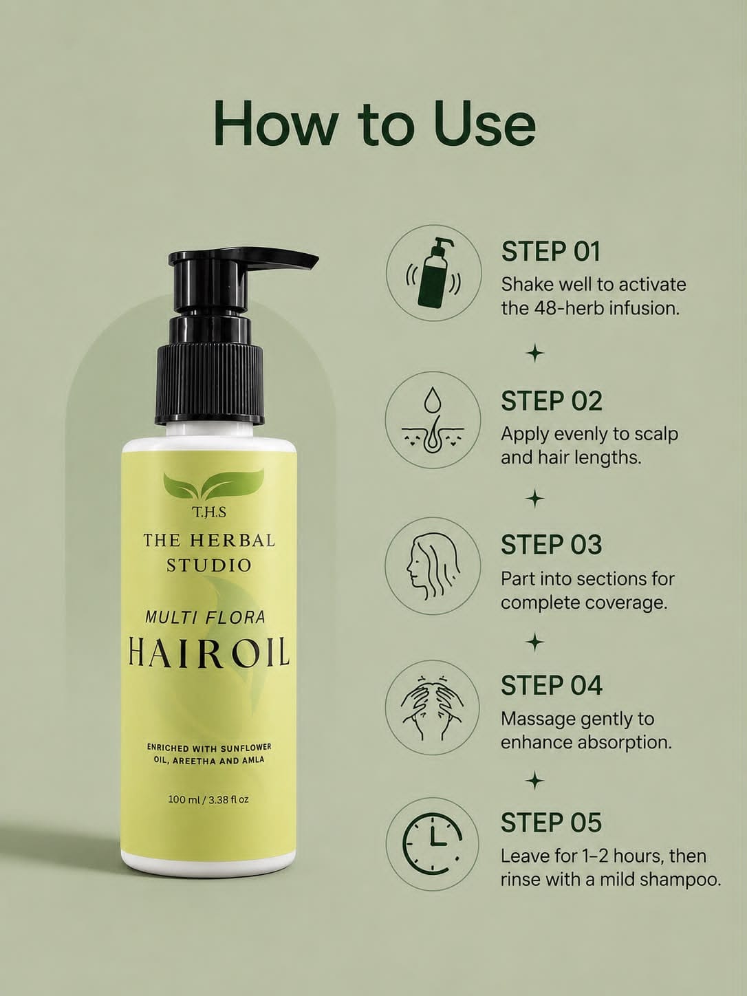 Multi Flora Hair Oil